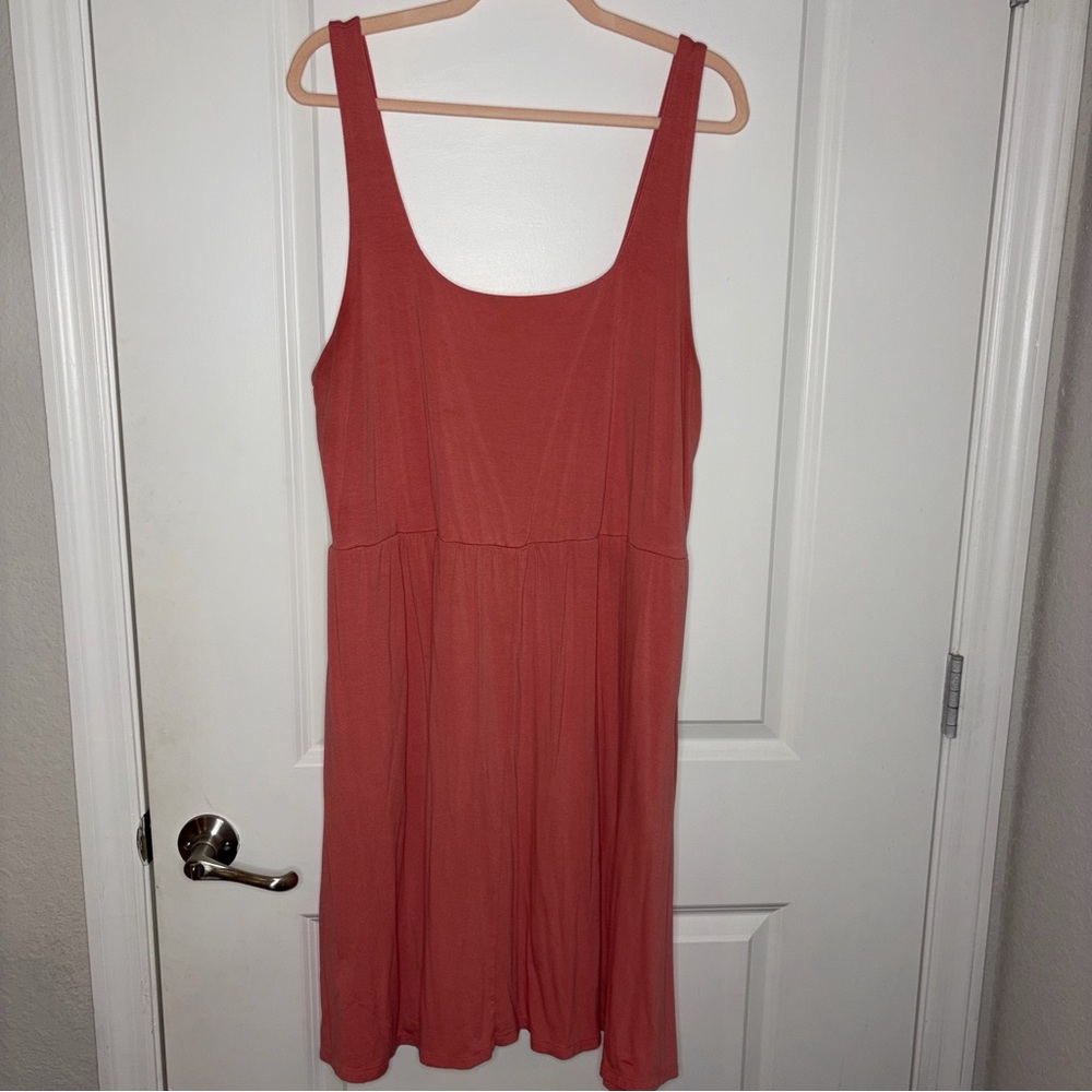Peach Sleeveless Sundress by a new day XXL